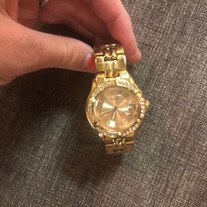Guess rose gold watch
